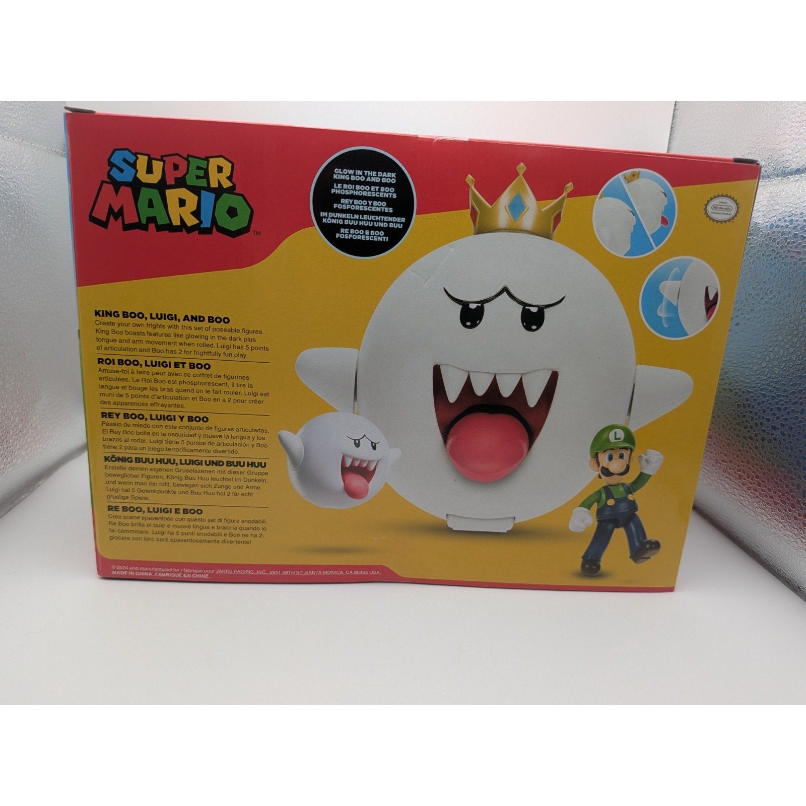 Nintendo King Boo with Luigi Action Figure Set - 3pk SEE DETAILS