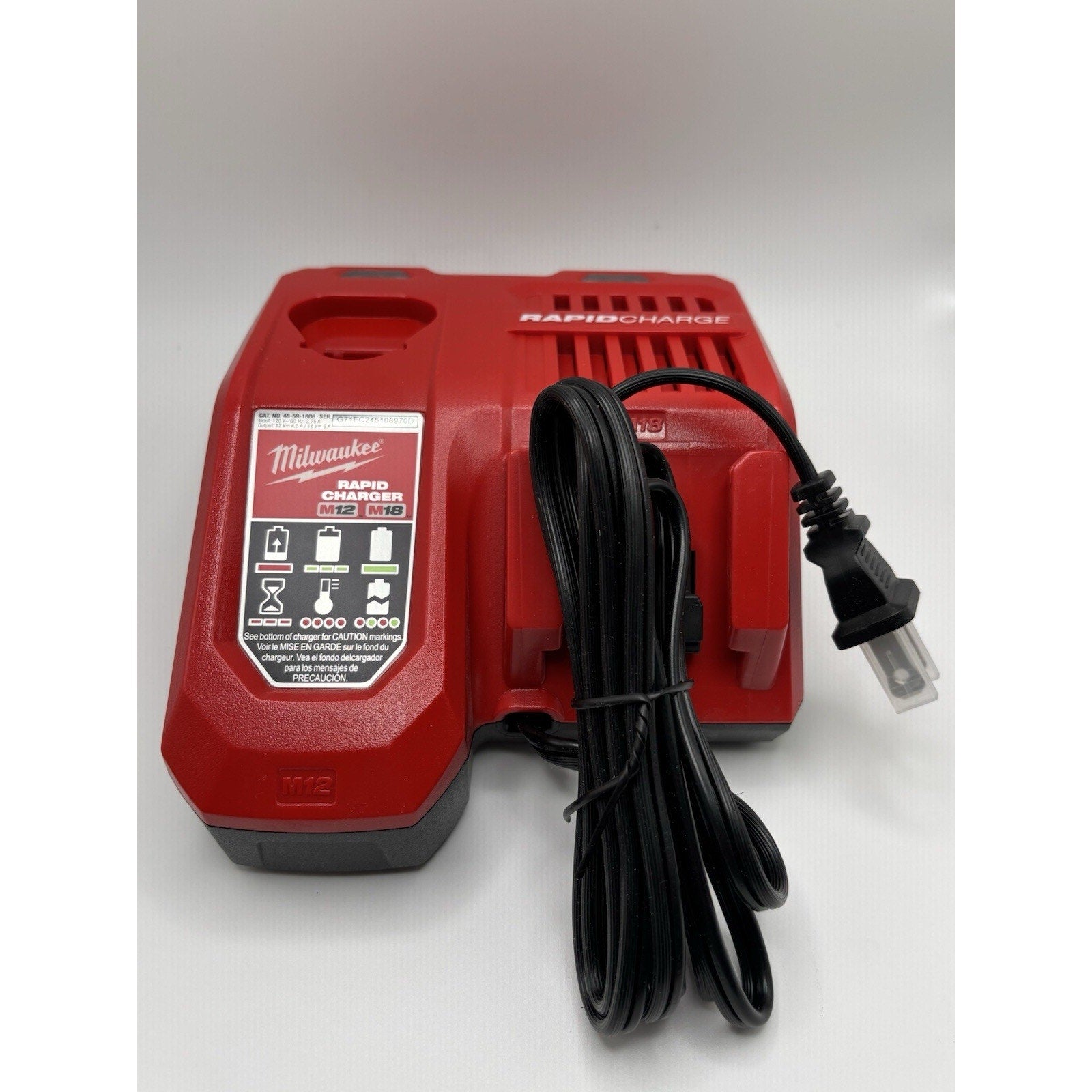Milwaukee 48-59-1808 M12 and M18 Rapid Charger (CP1022544)