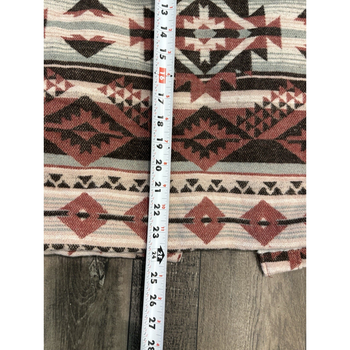 Wrangler Retro Women’s M Aztec Southwestern Lined Button Jacket Pockets Fall