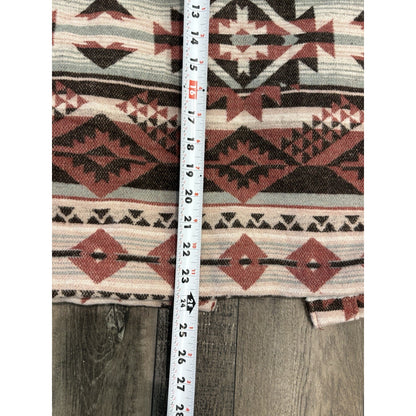 Wrangler Retro Women’s M Aztec Southwestern Lined Button Jacket Pockets Fall