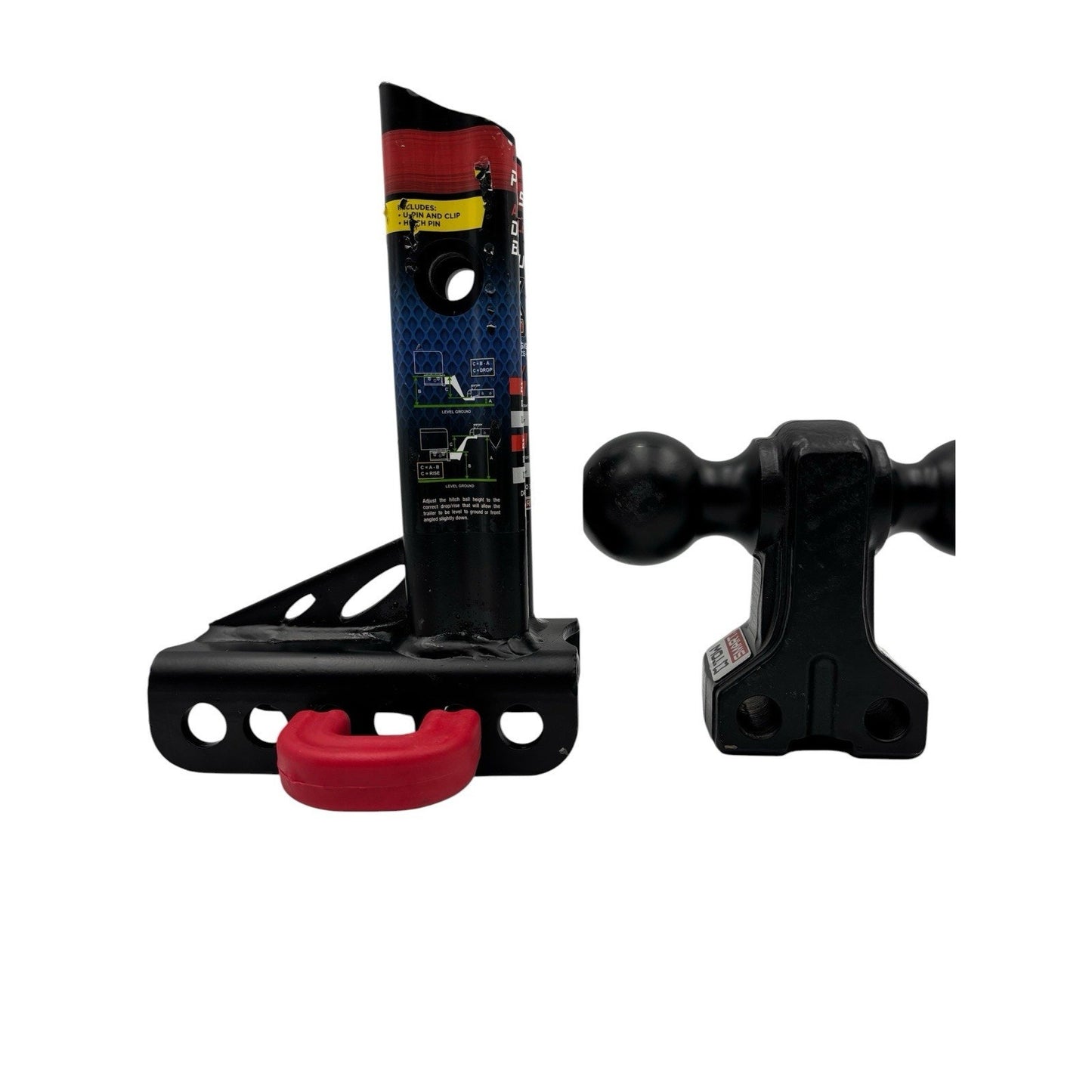 TowSmart X-Mount Adjustable Hitch Dual Ball, 3 1/4" Drop, 10,000 lb