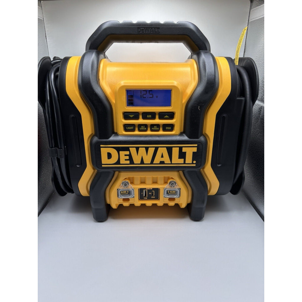 DEWALT Portable Power 2000 Peak Amp Jump Starter w/Digital Compressor