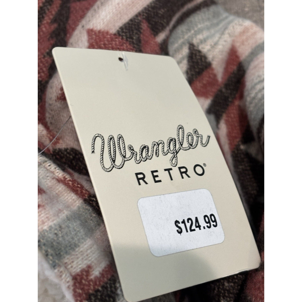 Wrangler Retro Women’s M Aztec Southwestern Lined Button Jacket Pockets Fall