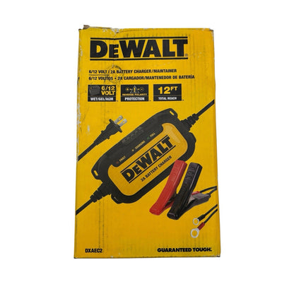DeWalt DXAEC2 Professional 2Amp Automotive Battery Charger and Maintainer -...