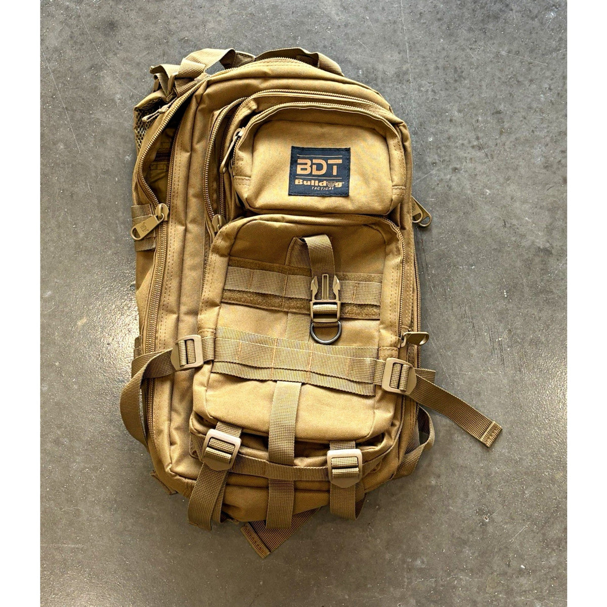 BDT Bulldog Tactical Tank Pack Tactical Backpack Tan 20L Fits 15" Laptop