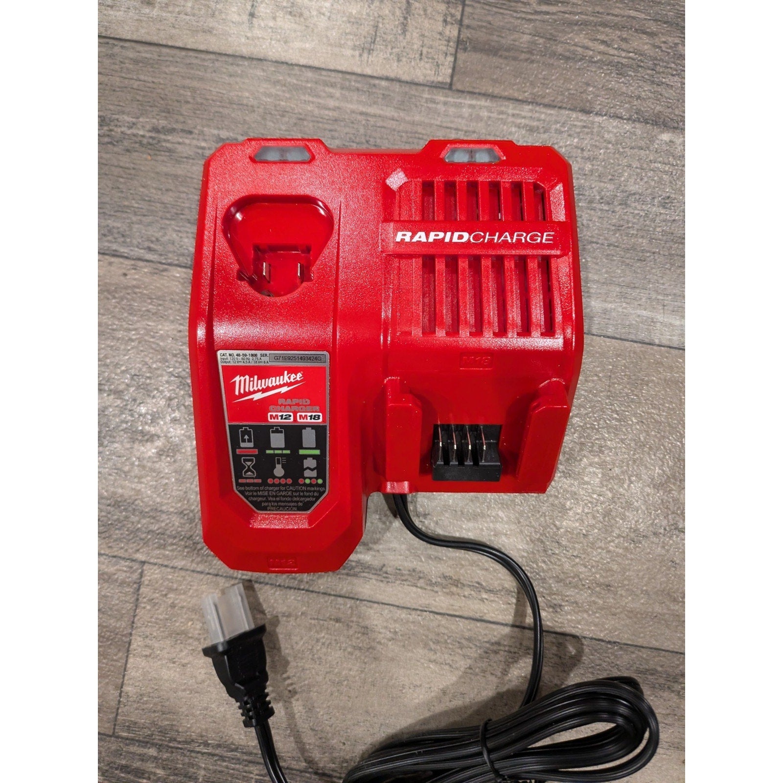 Milwaukee Rapid Charger M12 and M18 Multi-Voltage, 48-59-1808