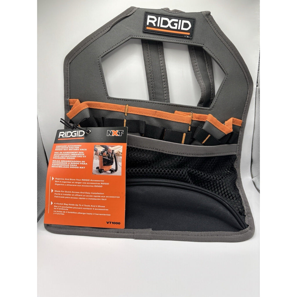 RIDGID NXT Accessory Storage Bag Organizer VT1000 Shop Vacuum Attachment FREE SH