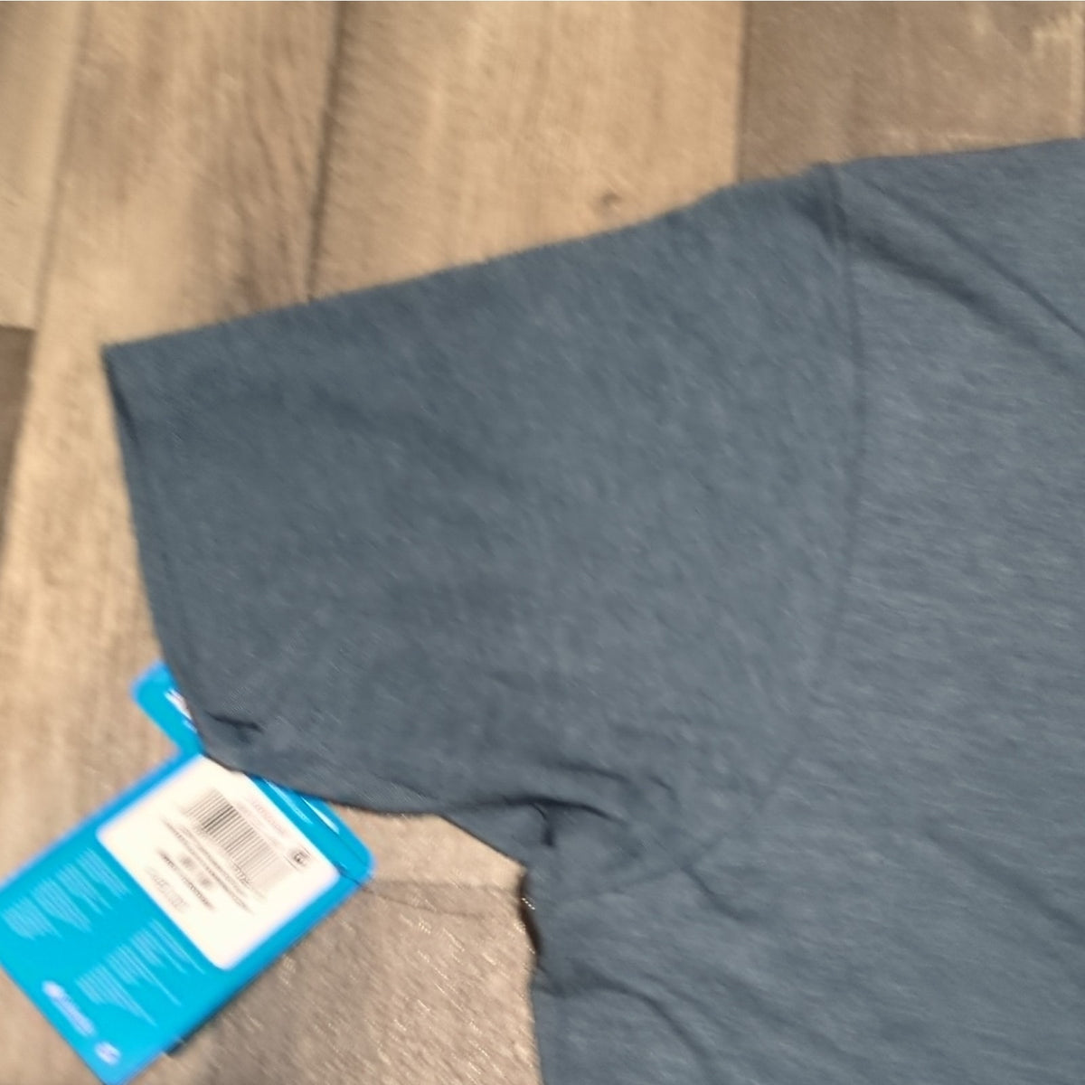 Columbia Omni-Wick Omni-Shade Blue Short Sleeve Crew Neck T-Shirt - Men's M
