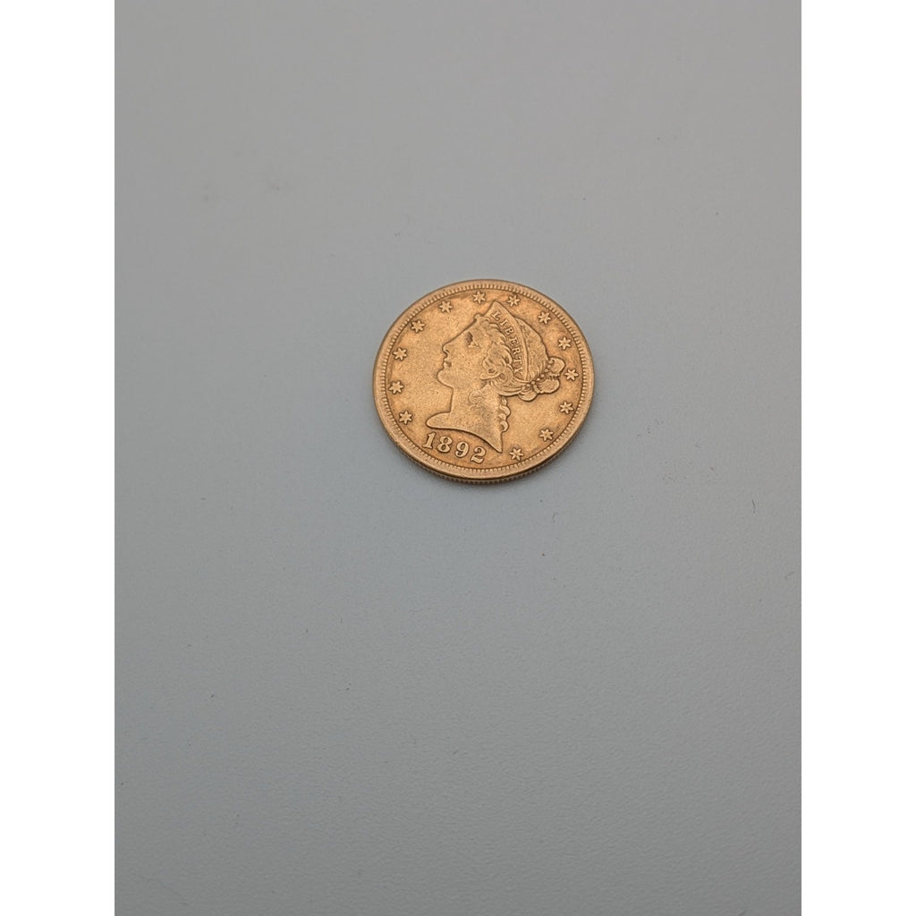 1892 Fived Liberty Gold