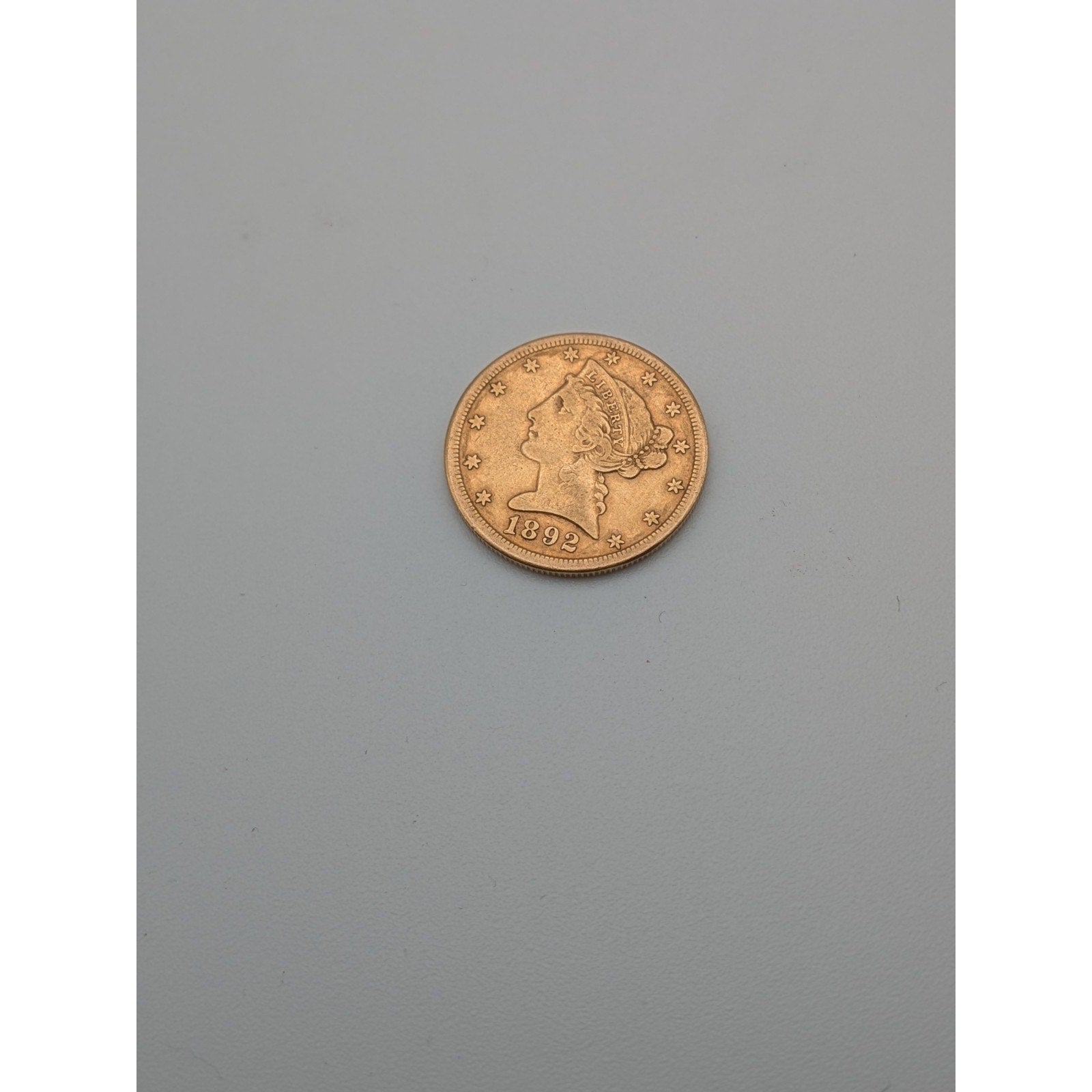 1892 Fived Liberty Gold