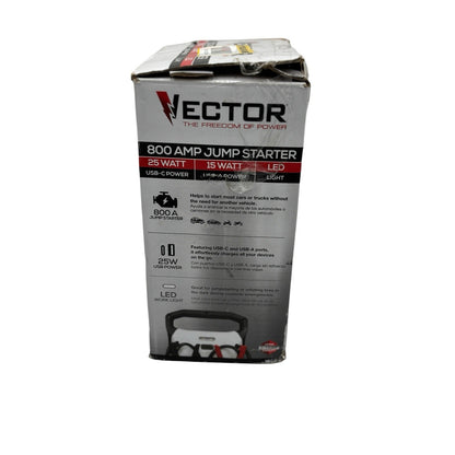 VECTOR 800 Amp Jump Starter with USB Power