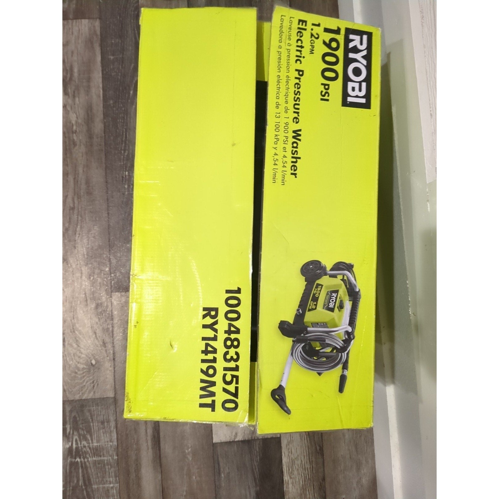 Ryobi 1.2 GPM Electric Pressure Washer