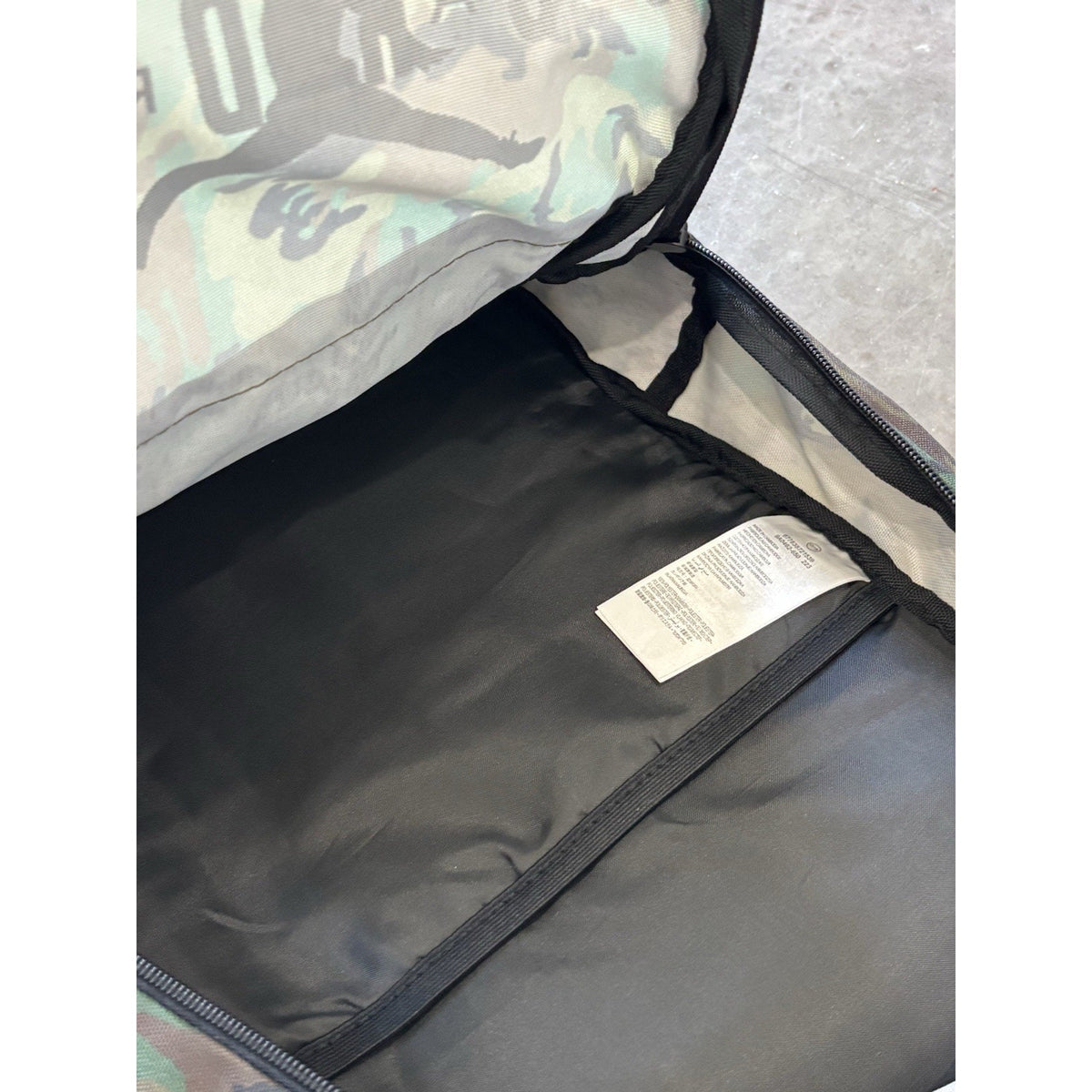 Jordan Jumpman Camouflage Backpack Zip Closure Medium Unisex Adjustable Strap