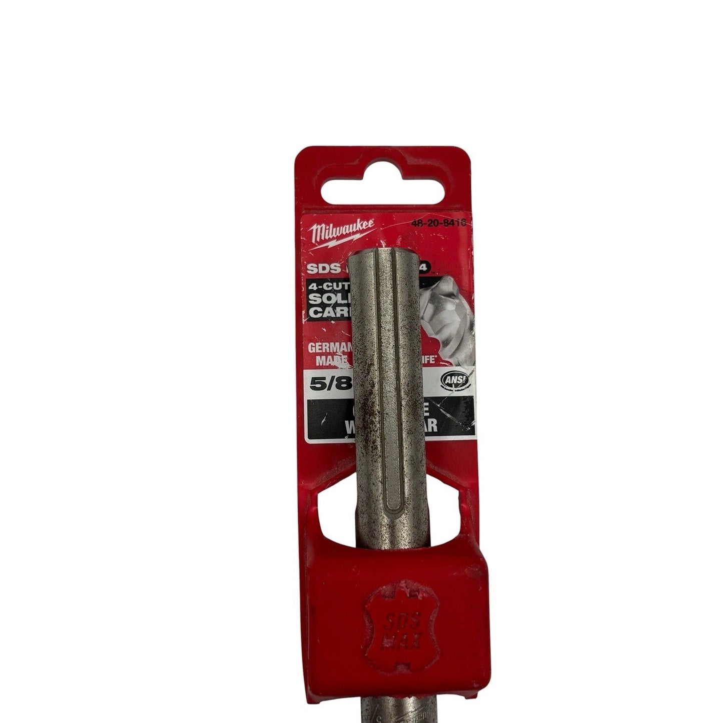 Milwaukee 5/8 in. x 13 in. 4-Cutter SDS-MAX Carbide Drill Bit