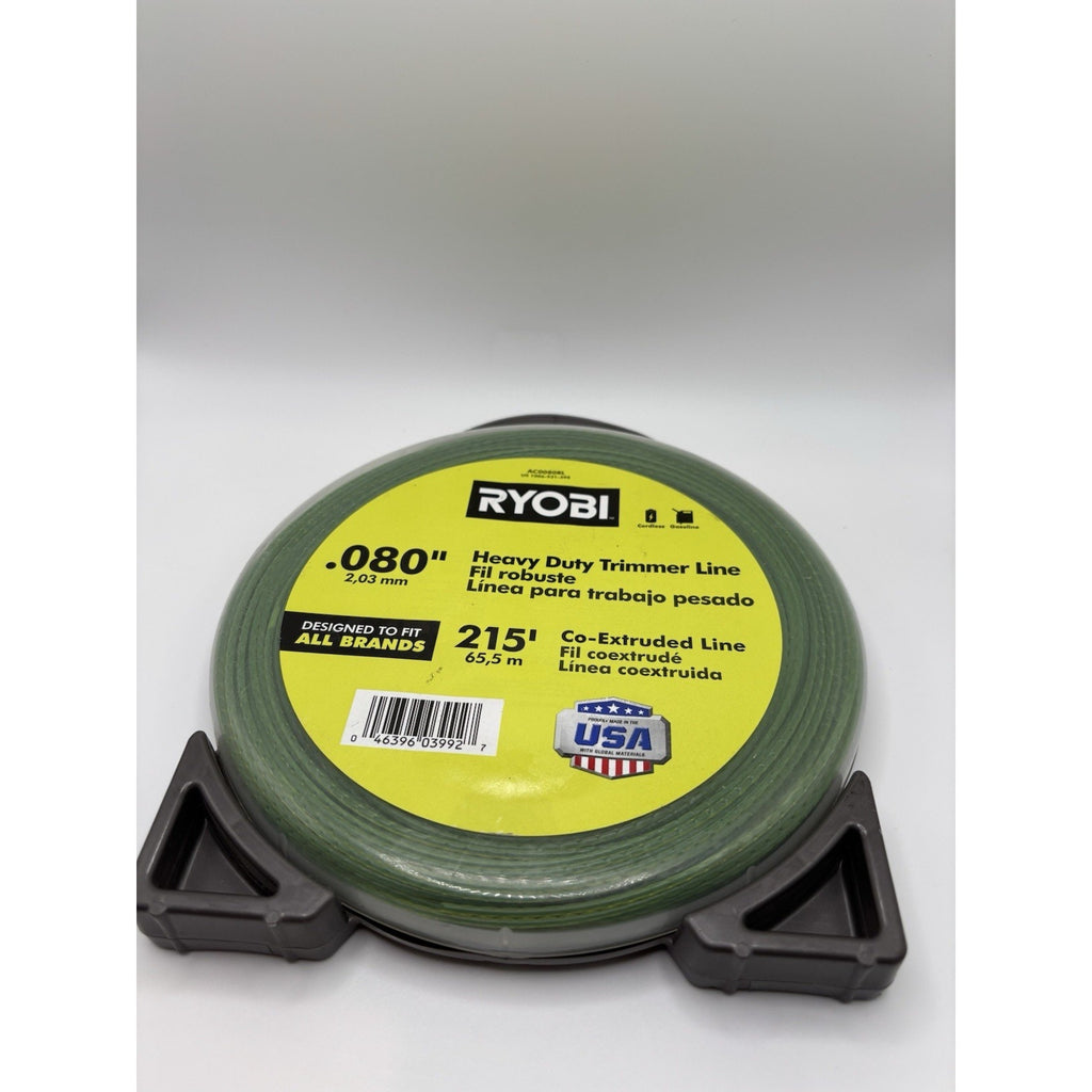 RYOBI 0.080 in Premium Spiral Bulk Line 215 ft Replacement Trimmer String AC0080