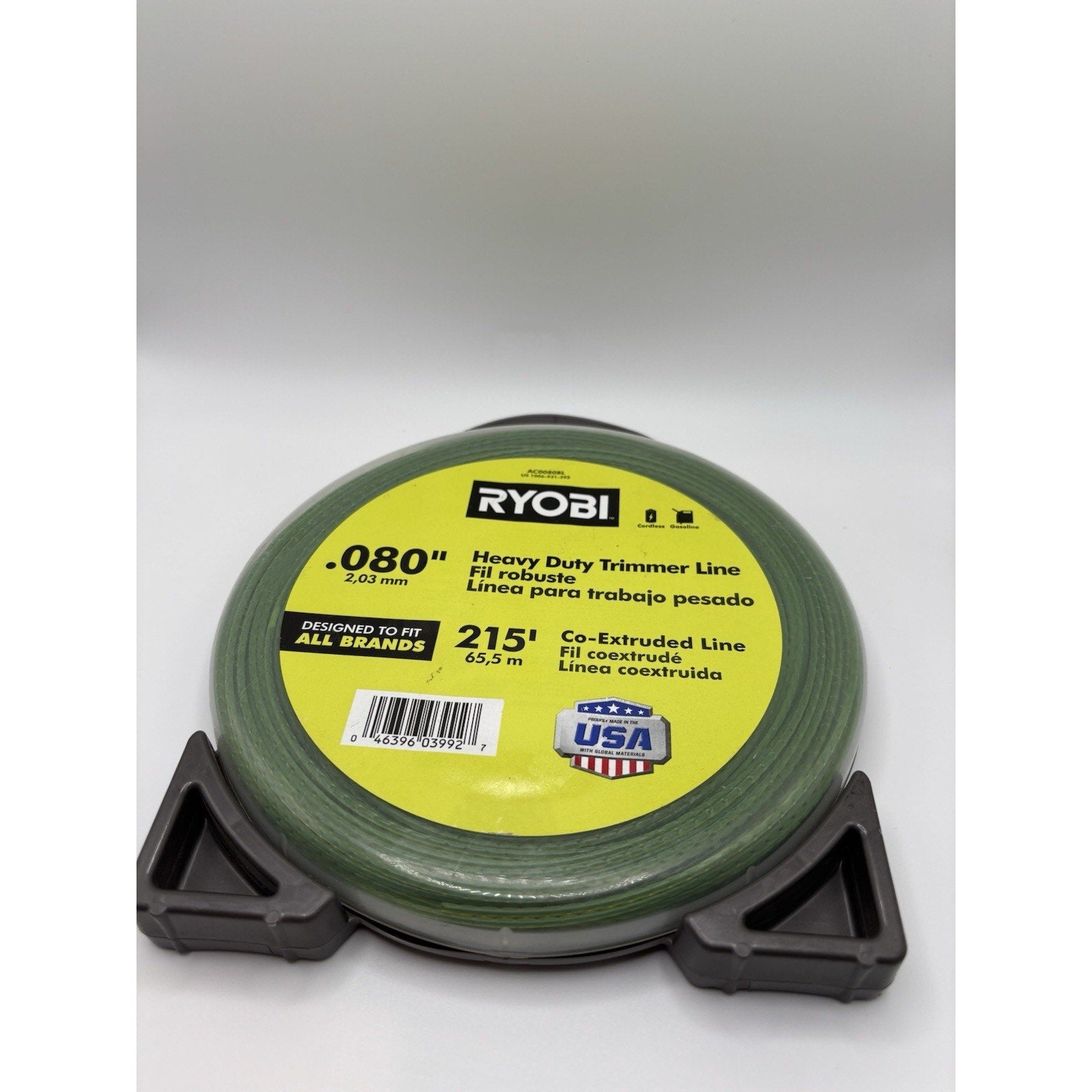 RYOBI 0.080 in Premium Spiral Bulk Line 215 ft Replacement Trimmer String AC0080