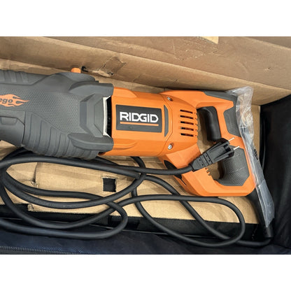 RIDGID R30022 Fuego Orbital Reciprocating Saw Corded 8ft w/ Bag & Blades