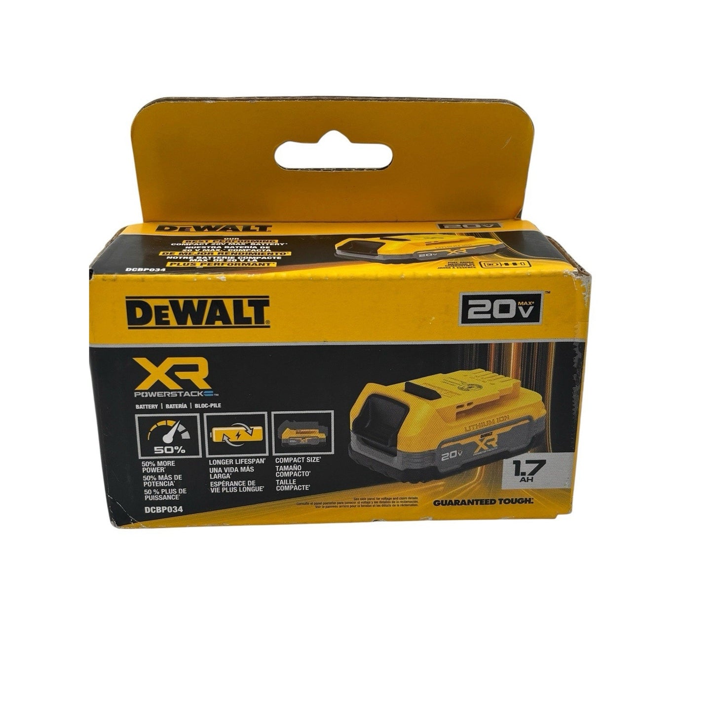 DEWALT DCBP034 1.7 Ah Lithium Ion Compact Battery