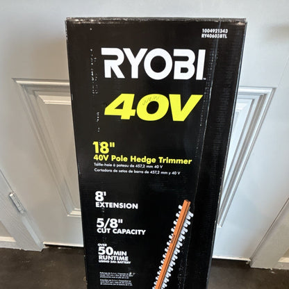 RYOBI 40V 18in Extendable Pole Hedge Trimmer RY40603BTL