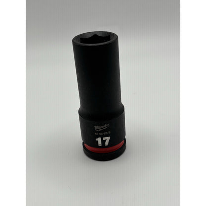 Milwaukee 17mm SHOCKWAVE Impact 1/2" Drive Metric Deep 6-Point