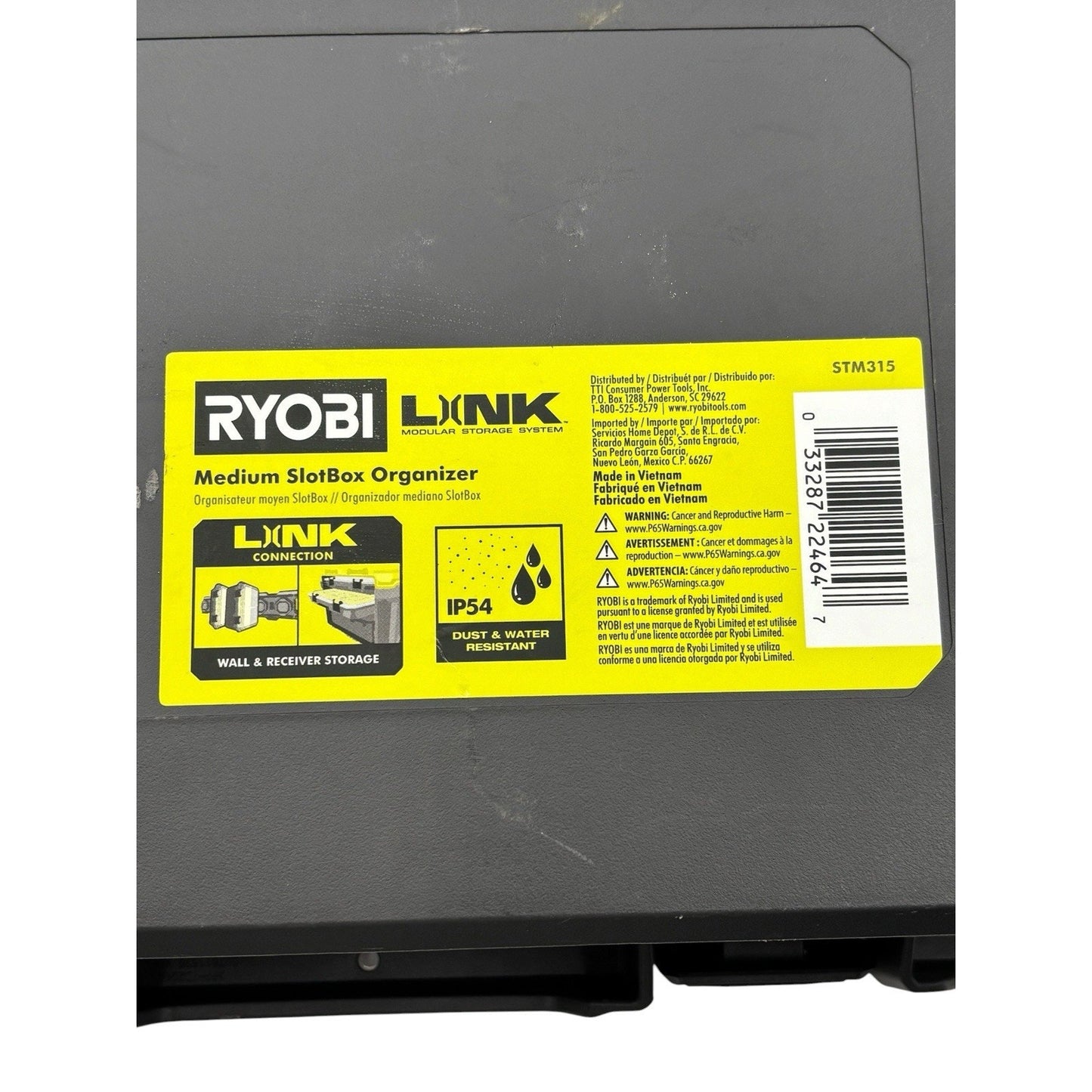 Ryobi Link Medium Slot box Organizer