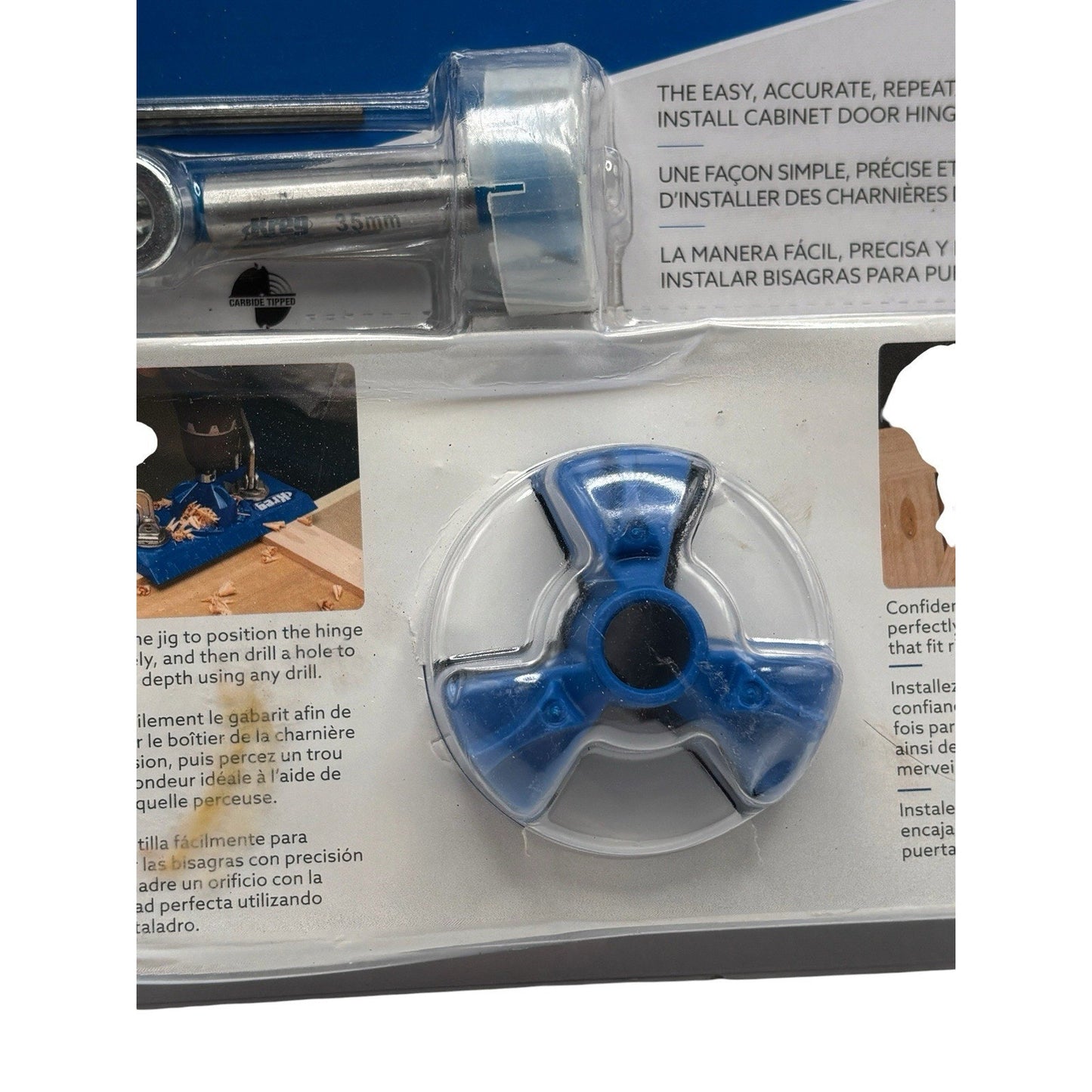 Kreg KHI-HINGE Concealed Hinge Jig 35mm Cup Drilling