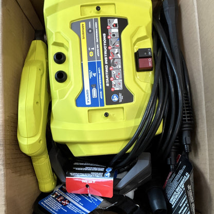 RYOBI 1800 PSI 1.2 GPM Corded Electric Pressure Washer Portable RY141802