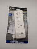 6-Outlet Swivel Wall Mount Surge Protector with USB-A & USB-C (White) 🔌⚡