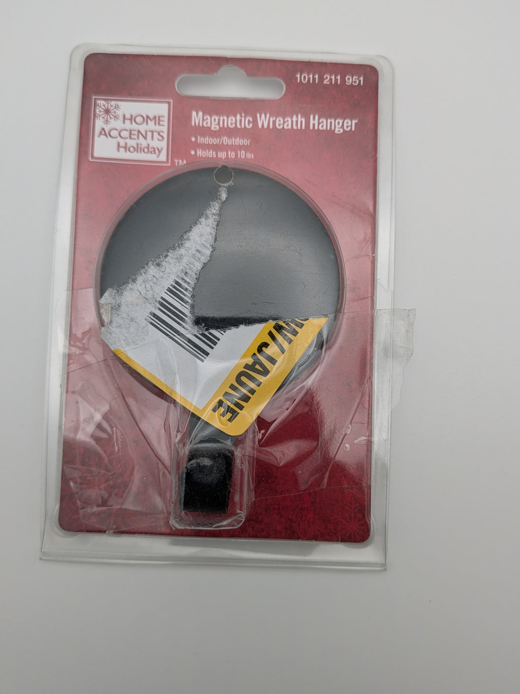 Matte Black Magnetic Wreath Hanger