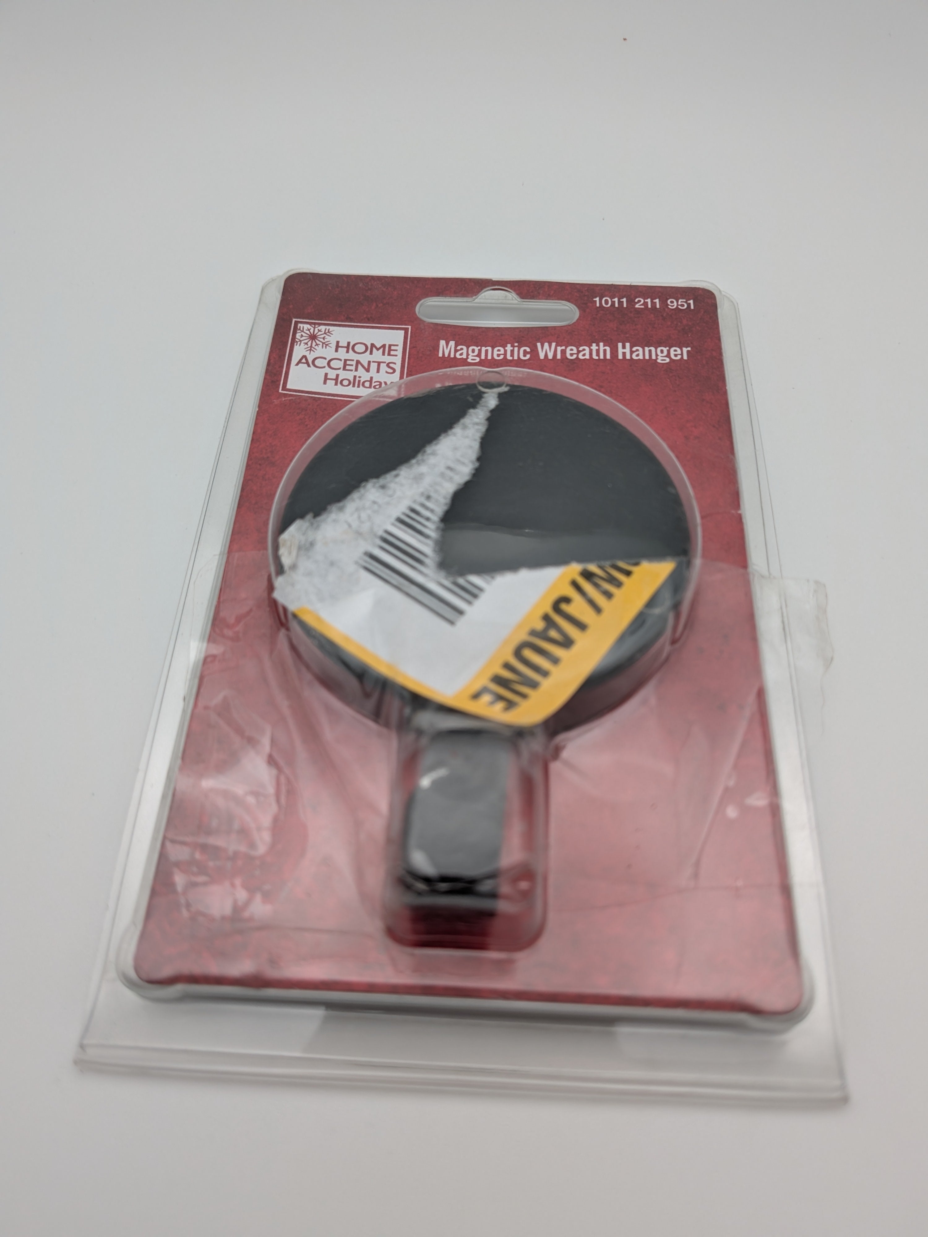 Matte Black Magnetic Wreath Hanger