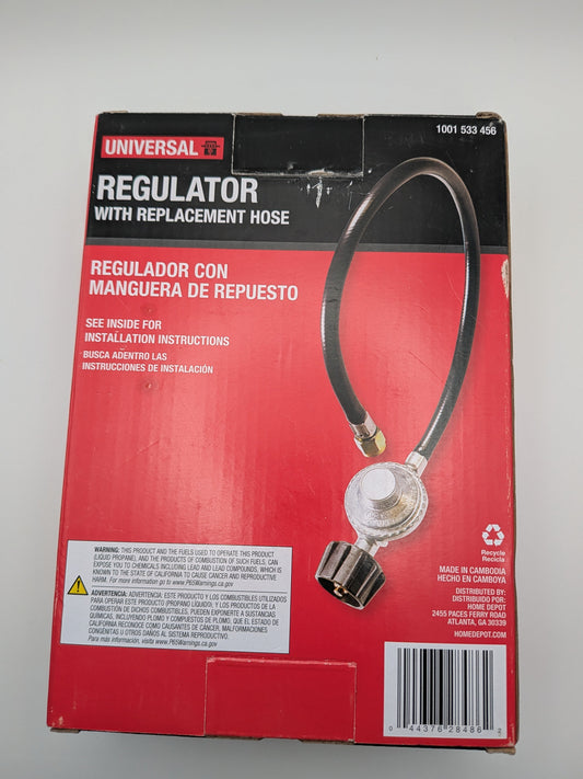 23 in Rubber Hose with Regulator