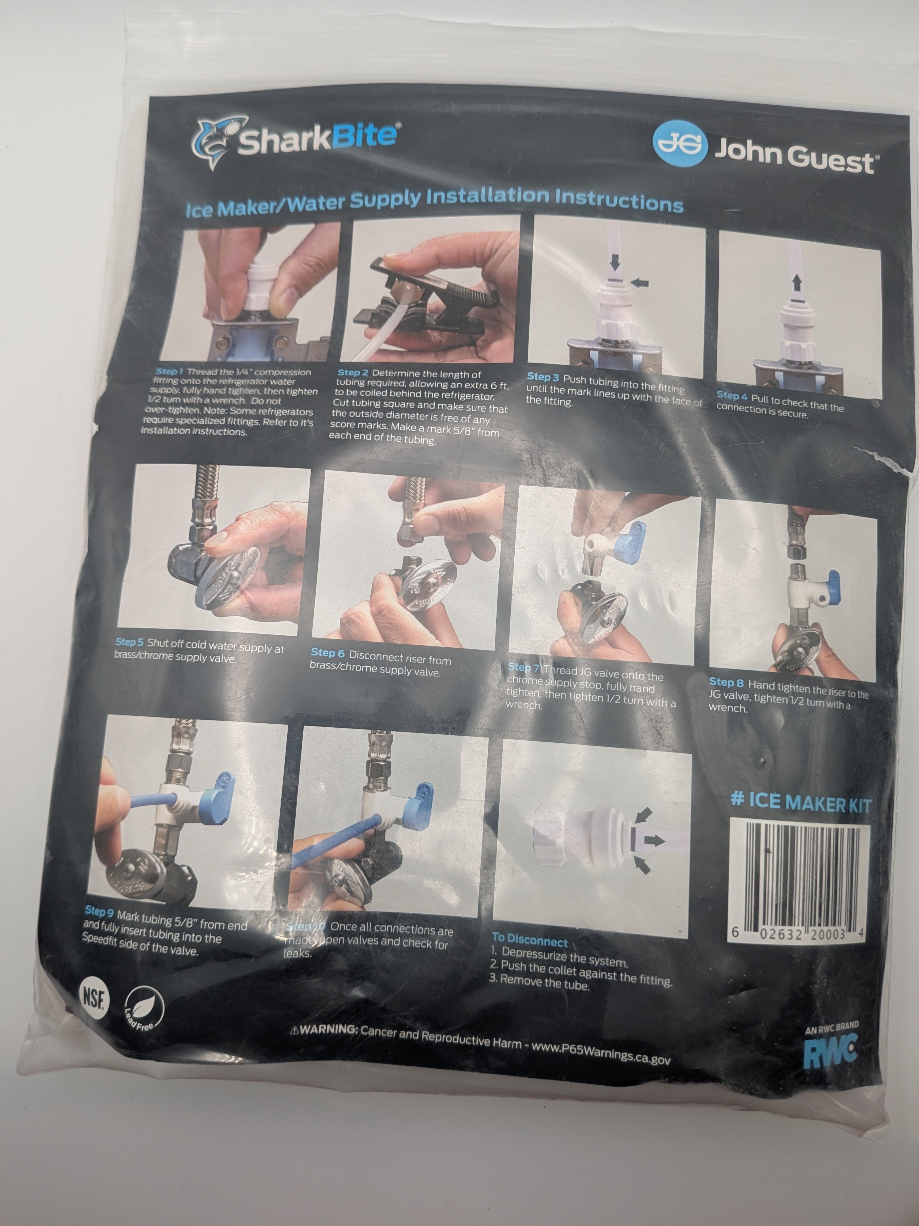 1/ 4-in. Ice Maker Water Supply Kit (Universal)