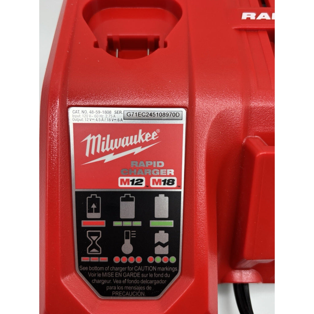 Milwaukee 48-59-1808 M12 and M18 Rapid Charger (CP1022544)