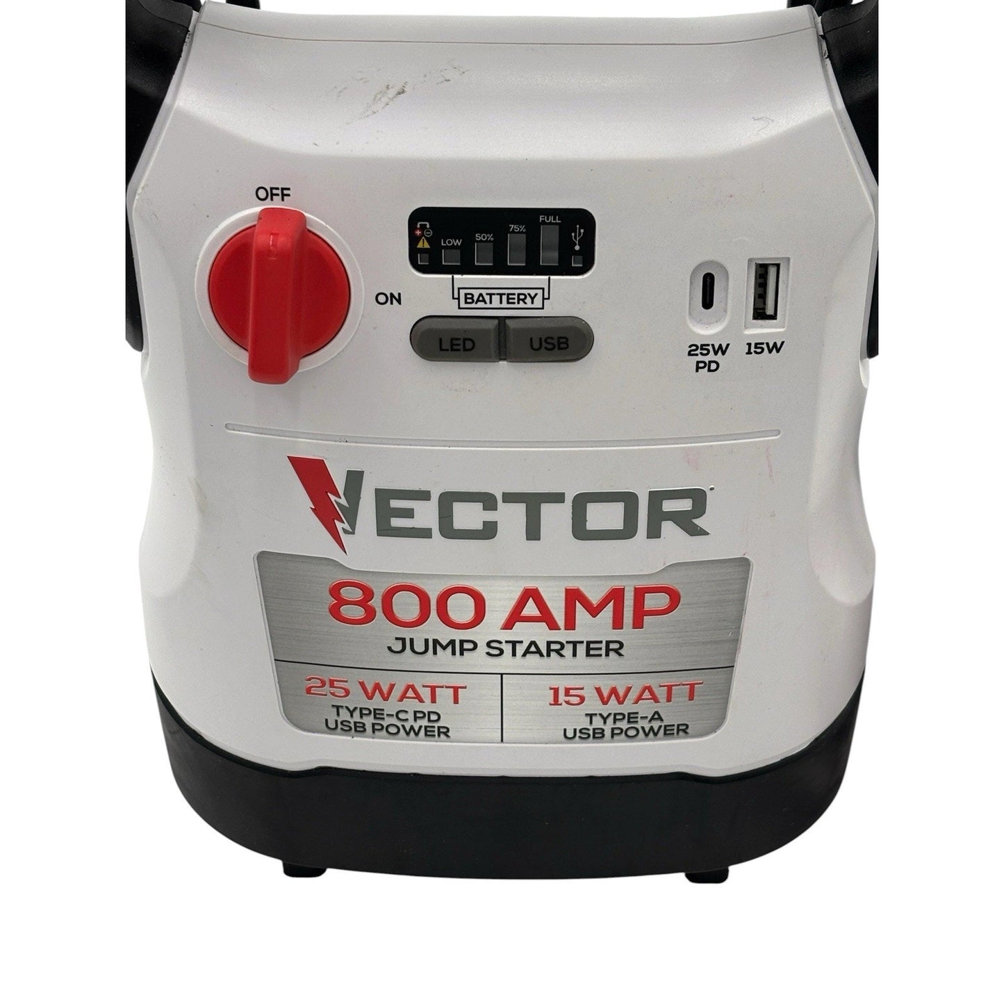 VECTOR 800 Amp Jump Starter with USB Power