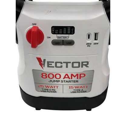 VECTOR 800 Amp Jump Starter with USB Power