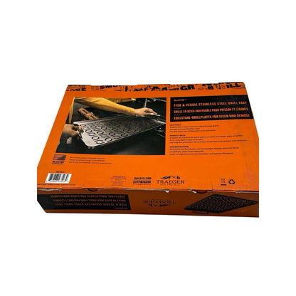 Traeger Grills ModiFIRE Fish & Veggie Stainless Steel Grill Tray BAC610 (NIOB)