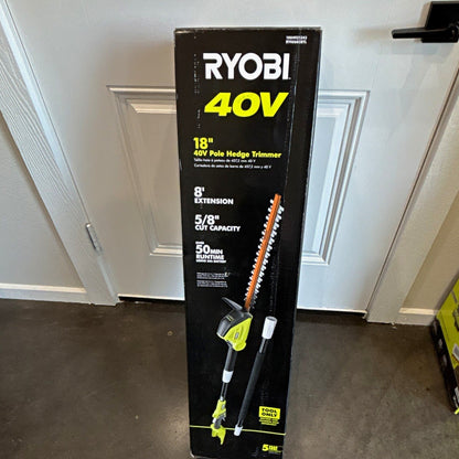 RYOBI 40V 18in Extendable Pole Hedge Trimmer RY40603BTL