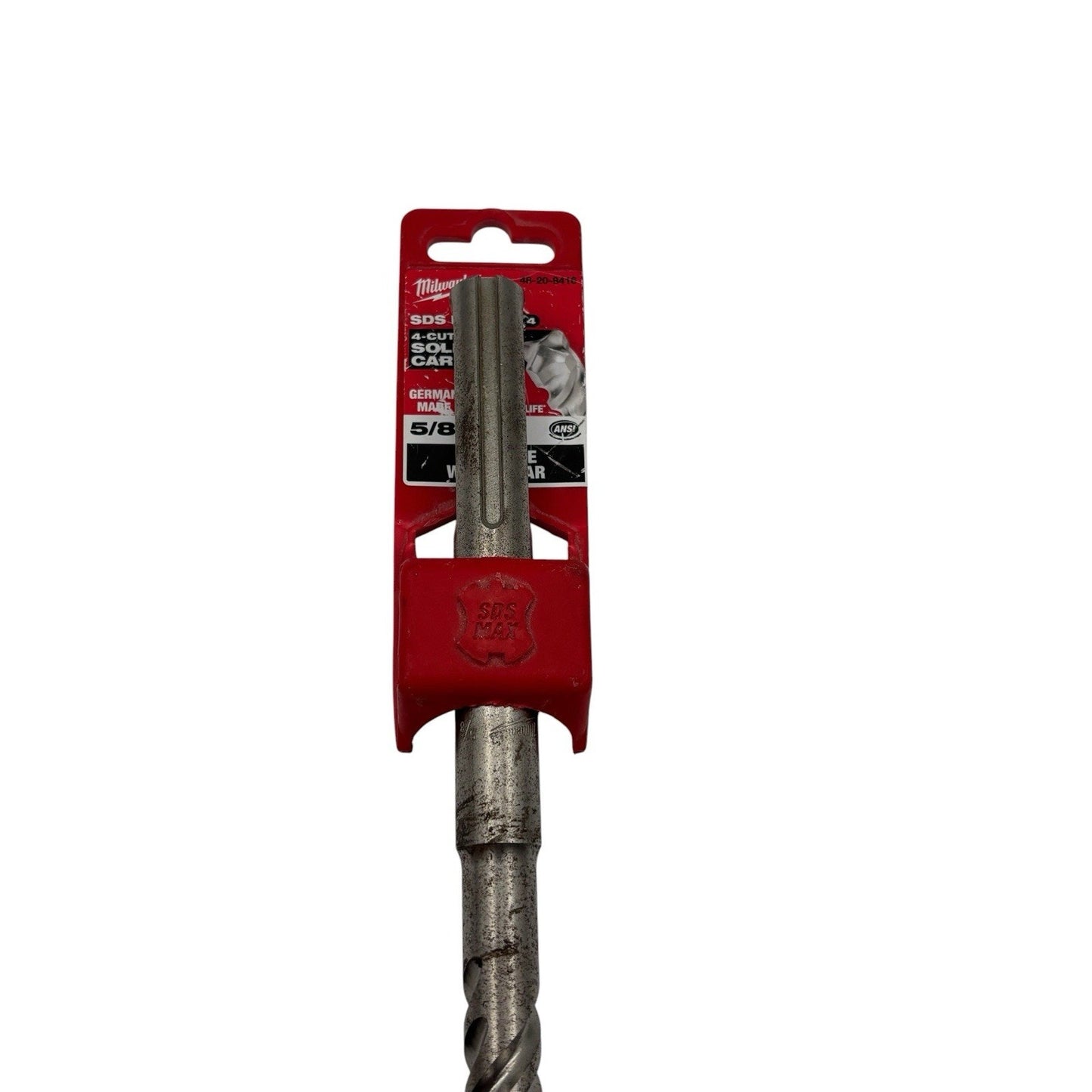 Milwaukee 5/8 in. x 13 in. 4-Cutter SDS-MAX Carbide Drill Bit