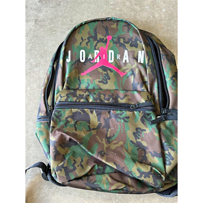 Jordan Jumpman Camouflage Backpack Zip Closure Medium Unisex Adjustable Strap