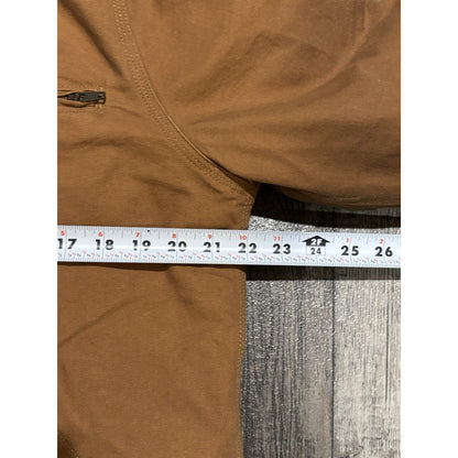 Carhartt Men’s Loose Fit Hooded Lined Full Zip Jacket Brown Size M Mid-Length