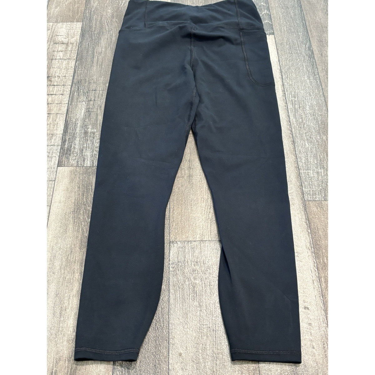 Under Armour Women’s Black Ankle Leggings M Pockets Stretch Logo 23" Inseam