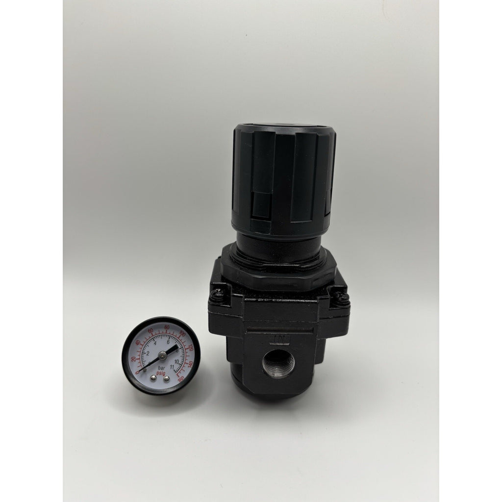 Husky 3/8 in. High Performance Air Regulator, 0-150 PSI 1003211355