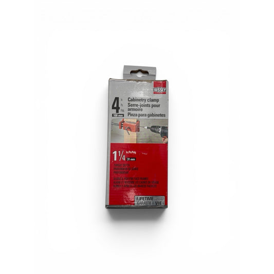 Bessey 4 in Capacity Cabinetry Clamp for Aligning Face Framed Box w/ 1-1/4 in.