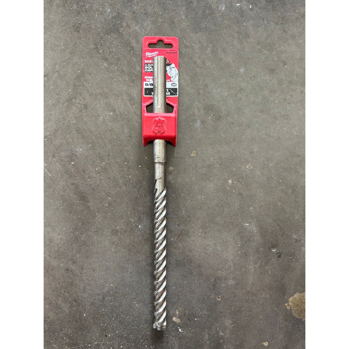 5/8 in. x 13 in. 4-Cutter SDS-MAX Carbide Drill Bit