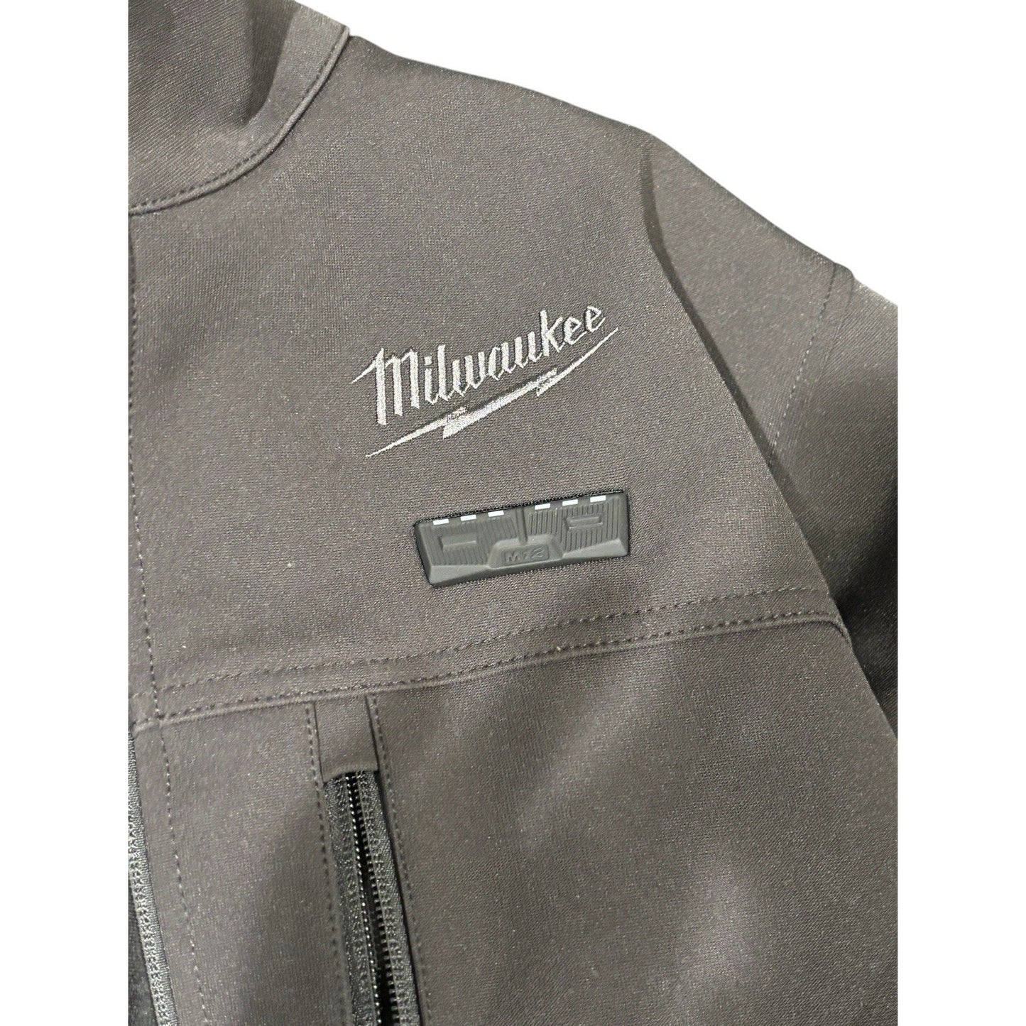Men's Medium M12 12-Volt Lithium-Ion Cordless Tough Shell Black Heated Jacket