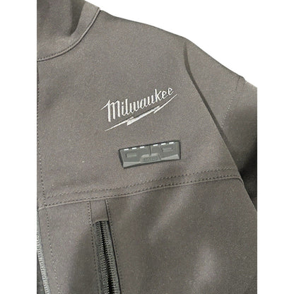 Men's Medium M12 12-Volt Lithium-Ion Cordless Tough Shell Black Heated Jacket