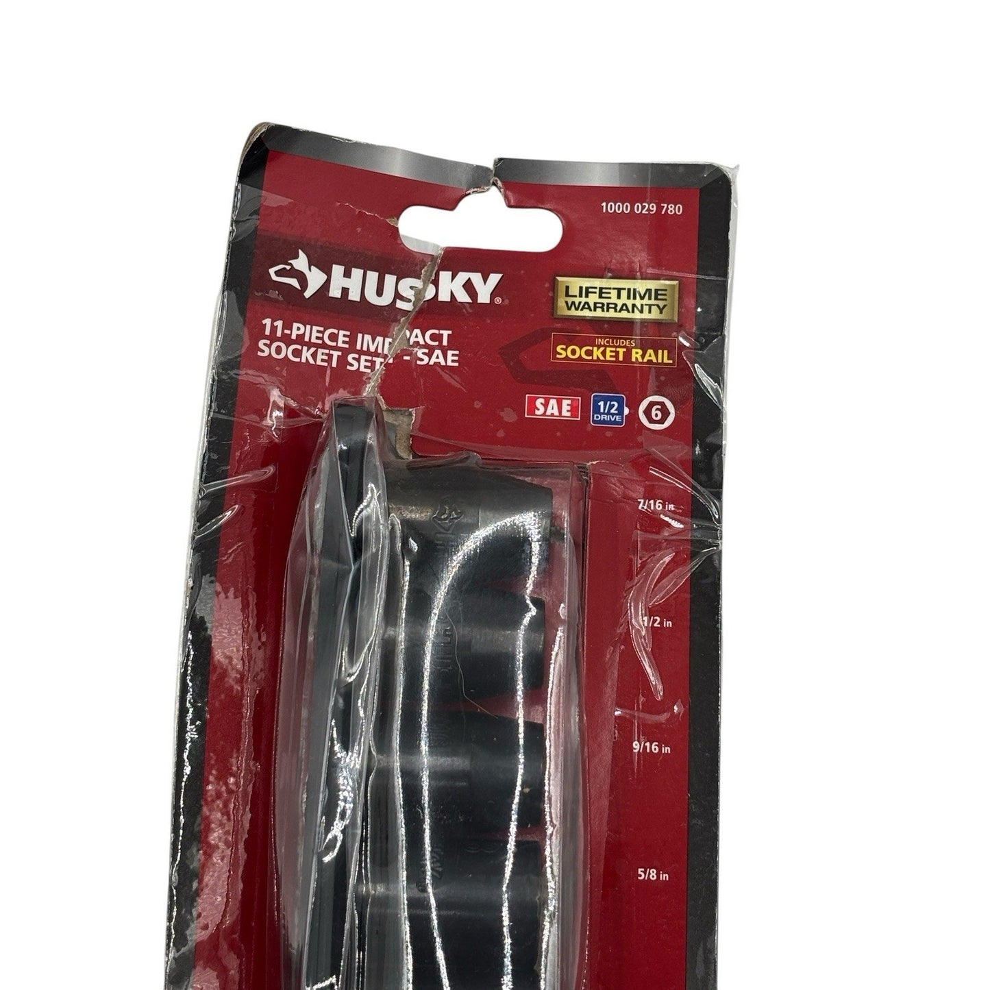 Husky 11 Piece SAE Impact Socket Set