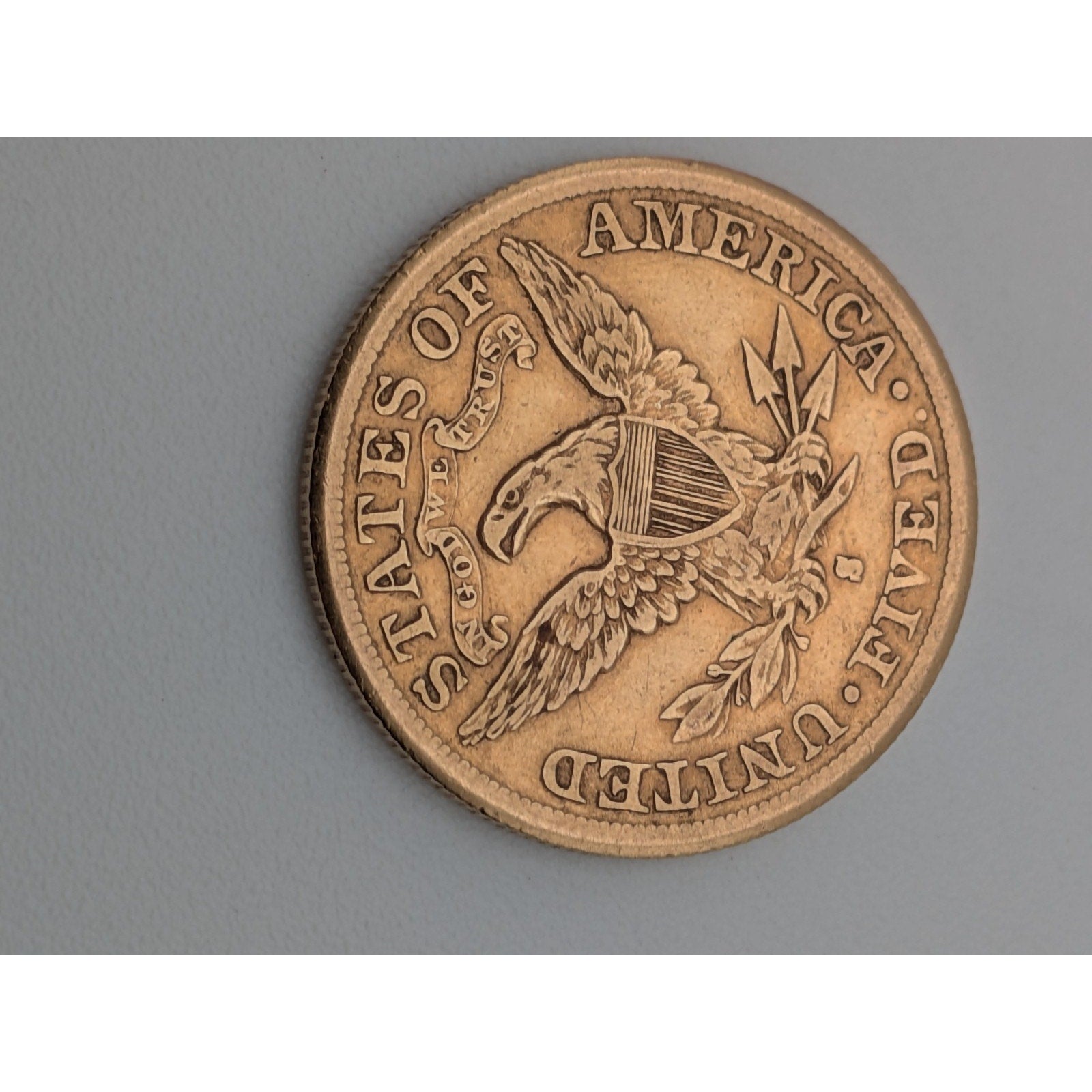 1892 Fived Liberty Gold