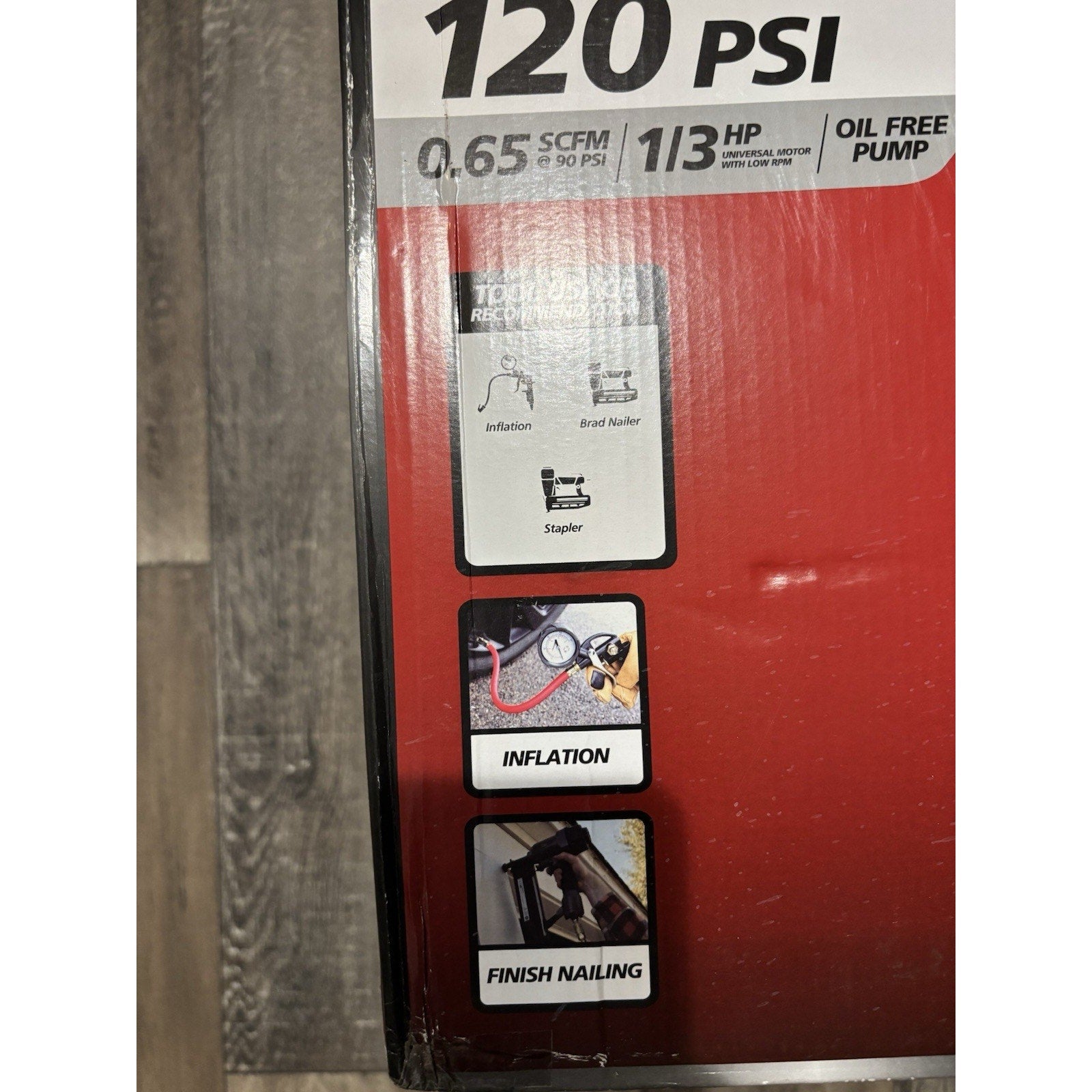 Husky 3 Gal. 120PSI Portable Electric Pancake Air Compressor