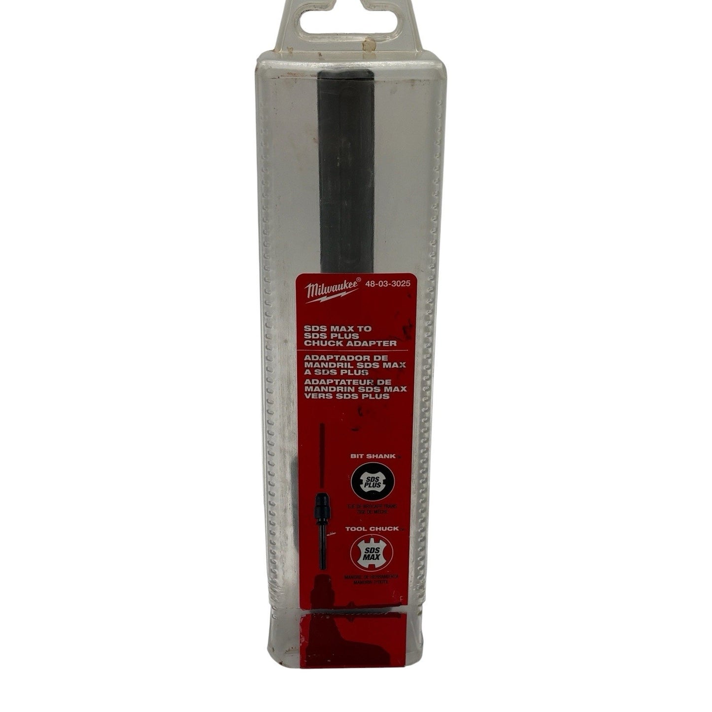 Milwaukee 48-03-3025 SDS Max to SDS Plus Rotary Hammer Adapter - Black
